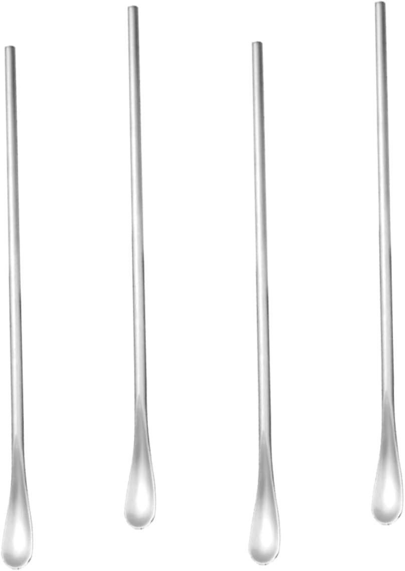 Cuchara de hielo Cuchara para mezclar café, bebida, jugo de fruta, bebidas, cuchara, mezclador de jugo, cuchara de té helado, cuchara de acero