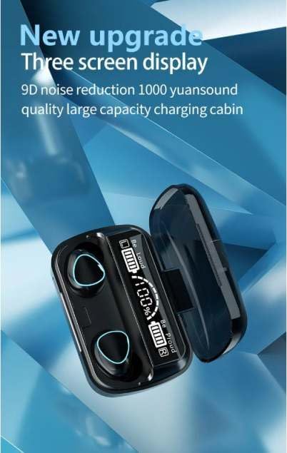Auriculares inalámbricos, auriculares Bluetooth 5.1, emparejamiento automático, auriculares Bluetooth estéreo inalámbricos de alta fidelidad para