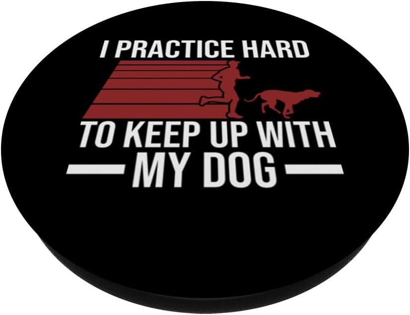 Dog Agility Design For Dog Owner And Dog Trainer PopSockets Standard PopGrip