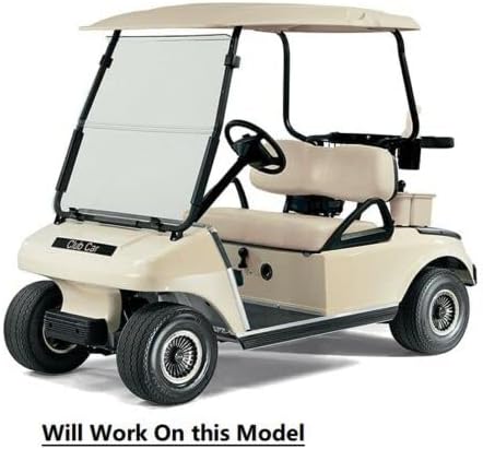 Huskey – Fundas de asiento para carrito de golf delantero y trasero para EZGO y Club Carvarios colores, material de vinilo de grado marino,