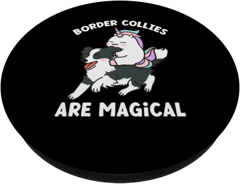 Los Border Collies son mágicos, divertidos PopSockets de Border Collie intercambiables