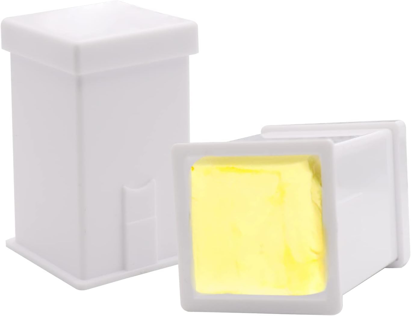 Corn Cob Butter Spreader, Corn Cob Butter Holder with Built-in Cover(Set of 2)