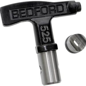 Bedford Precision 33-7525 Punta reversible Orificio de .025 pulgadas, ventilador de 10-12 pulgadas, repuesto para Graco RAC 5 y Titan Bedford Precision 33-7525 Punta reversible Orificio de .025 pulgadas, ventilador de 10-12 pulgadas, repuesto para Graco RAC 5 y Titan