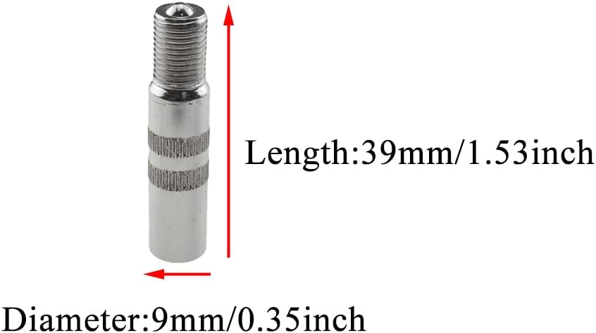 Acoeitl – Extensión de tapa de válvula de rosca de 1.496 pulgadas, adaptador extensor de tapa de neumático de latón cromado de doble sello de flujo