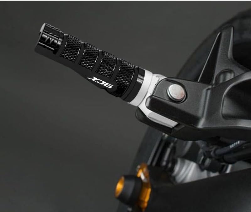 M para Yamaha XJ6 Xj6 motocicleta CNC pie trasero pasajero clavijas descansa reposapiés antideslizante pie clavija Y (color  titanio)