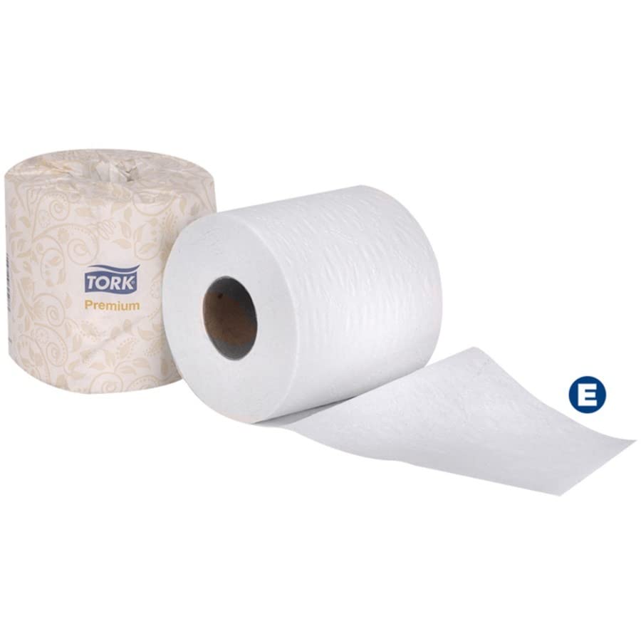 Tork Rollo de papel higiénico de baño premium, 2 capas
