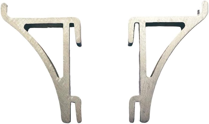 4 unids congelador estante clip 1.535×0.984 in aluminio refrigerador refrigerador refrigerador estante soporte suministros para el hogar