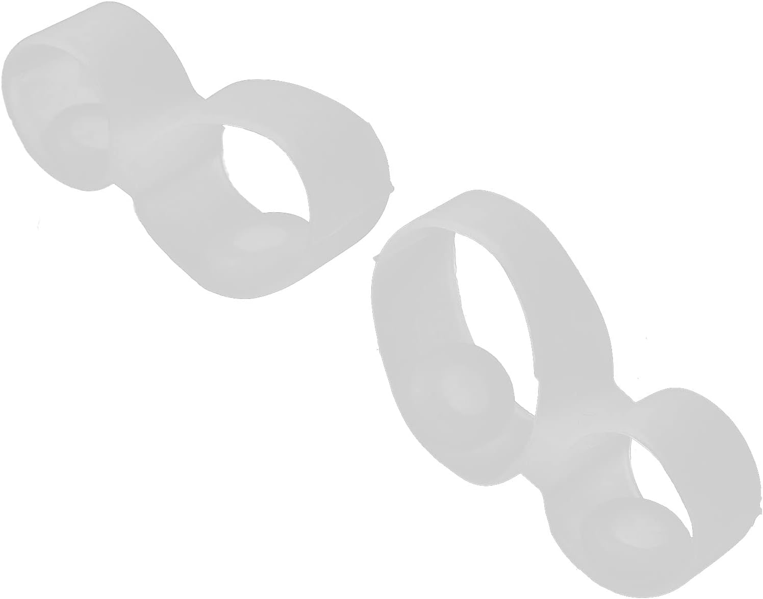 2 piezas de anillos magnéticos para dedos de los pies, de silicona, para masaje de pies, metabolismo, herramienta magnética de masaje de pies,