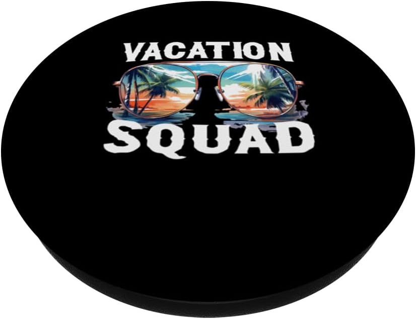 Plantilla Vacacional  Gafas de sol Ocean Island  Summer PopSockets Standard PopGrip