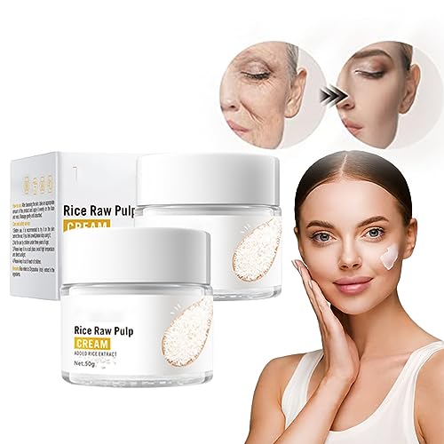 Crema De Arroz Para La Cara, Crema De Arroz, Crema Facial De Pulpa Cruda De Arroz, Crema De Esencia De Pulpa Cruda De Arroz, Suero De Pulpa Cruda De