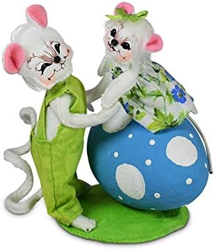 Annalee Ratones de huevo de Pascua de 5 pulgadas