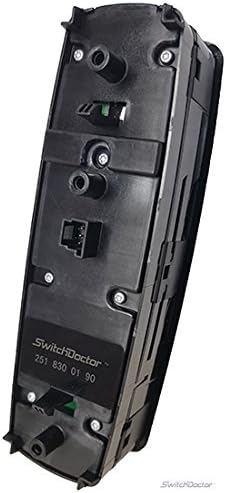 SWITCHDOCTOR Interruptor maestro de ventana para Mercedes-Benz R320 2007-2009, Mercedes-Benz R350 2006-2011 (ventanas laterales eléctricas)