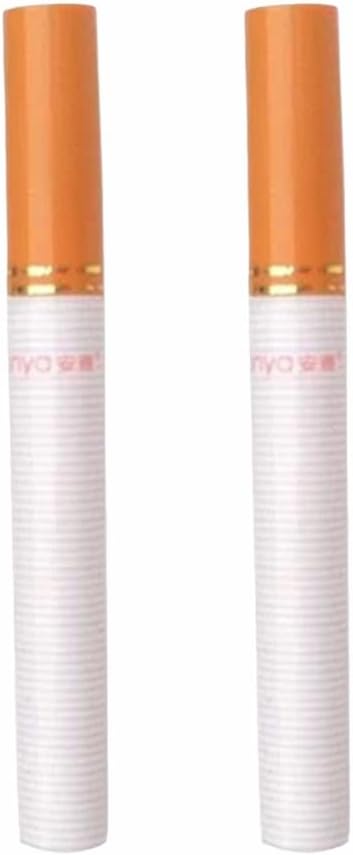 Soporte portátil para palillos de dientes en forma de cigarrillo, compacto y delgado, estuche para palillos de dientes realista en forma de