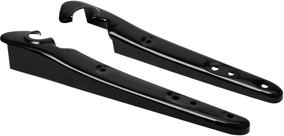 Juego de puntal de guardabarros trasero negro brillante para guardabarros, cubierta de soporte lateral de señal de giro para Harley Sportster Iron