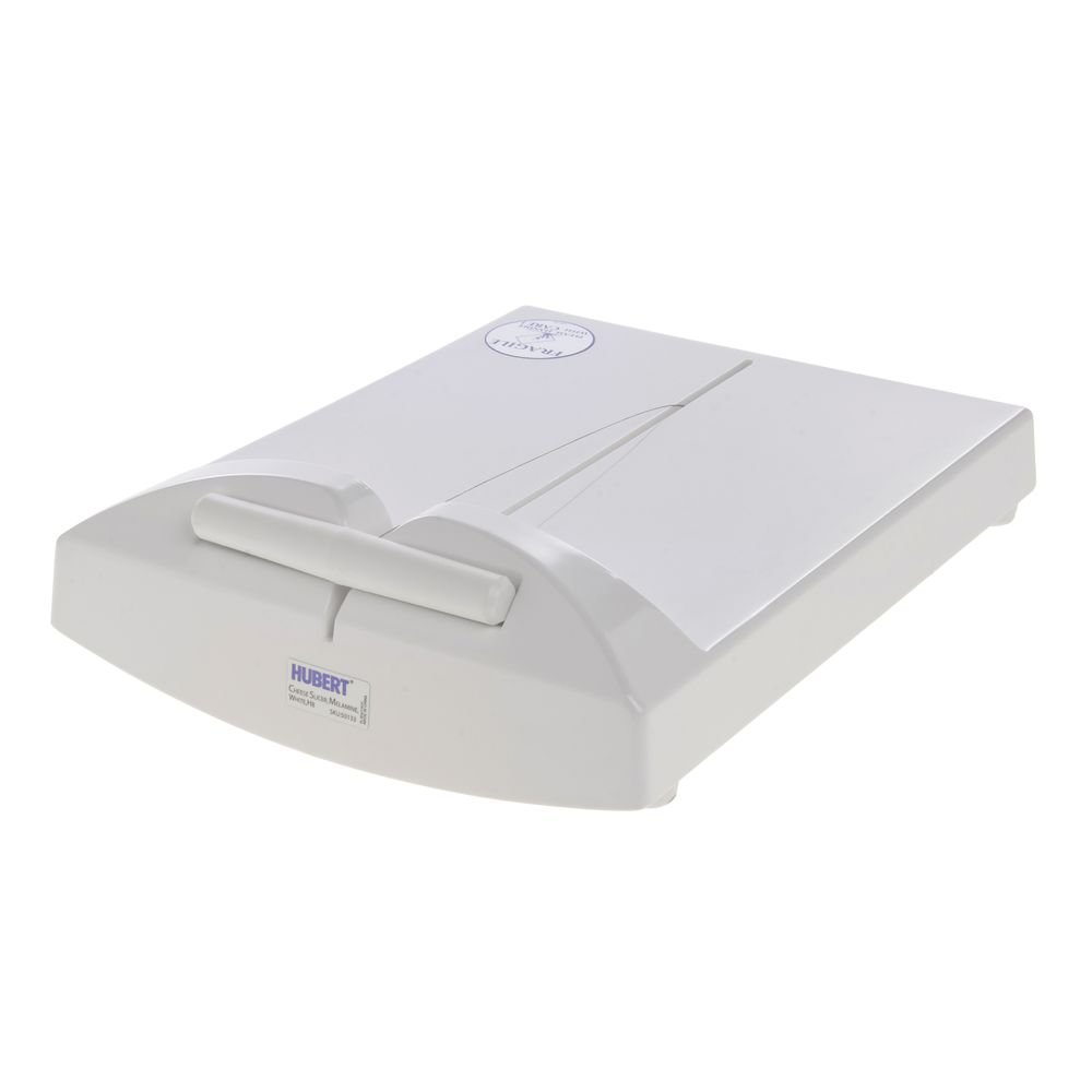 HUBERT Cortador de Queso Melamina Blanca – 14 25″L x 11 12″W x 4″H