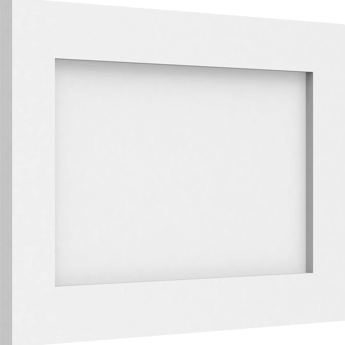 Ekena Millwork Panel de pared decorativo Cornell de 18 pulgadas de ancho x 12 pulgadas de alto x 58 pulgadas de profundidad