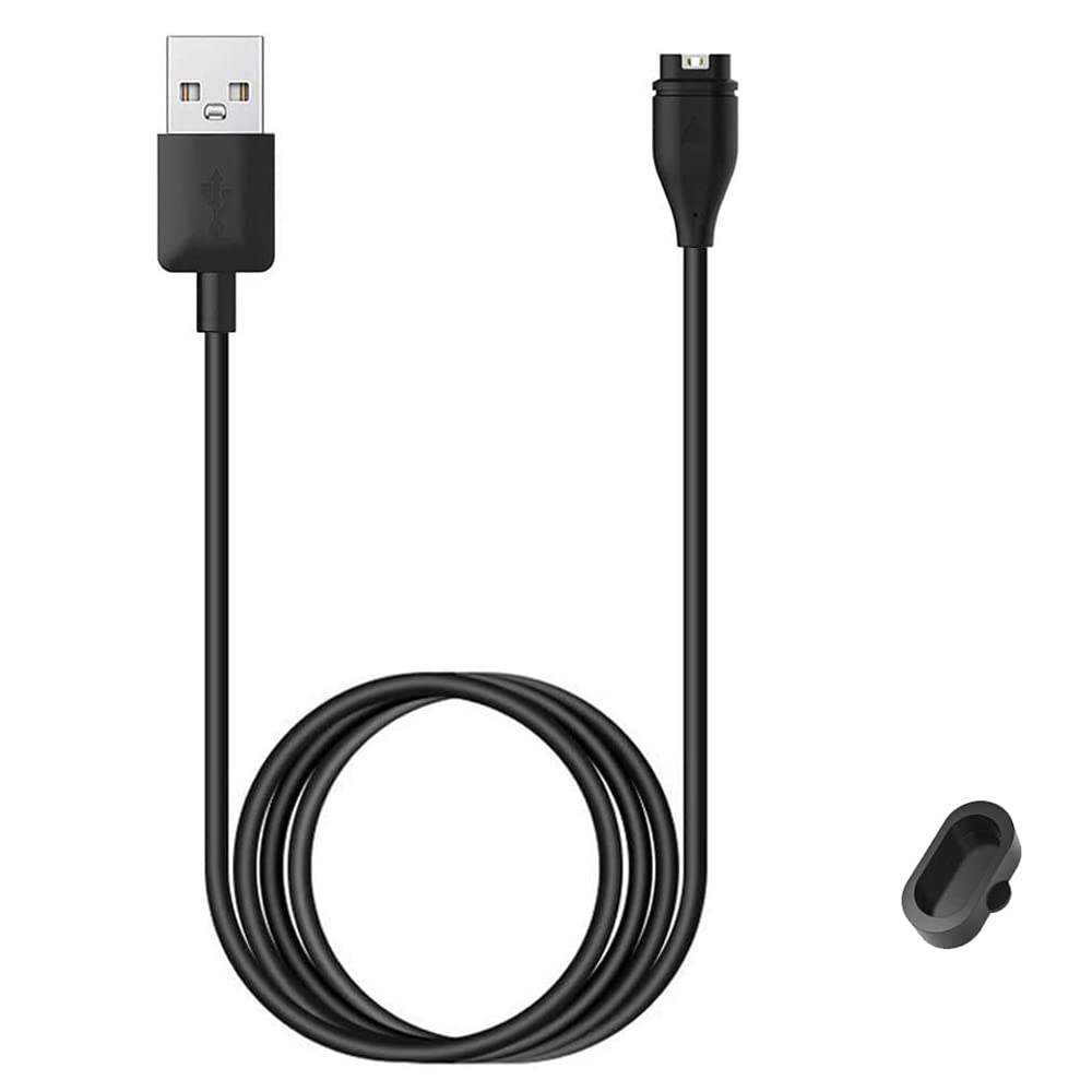 Cargador compatible con Garmin Fenix 5 6 7, cable de carga de repuesto para Fenix 5S 5X 6 6S 6X Plus Pro 7 7S 7X, Forerunner 945 45 45S 245 Music,