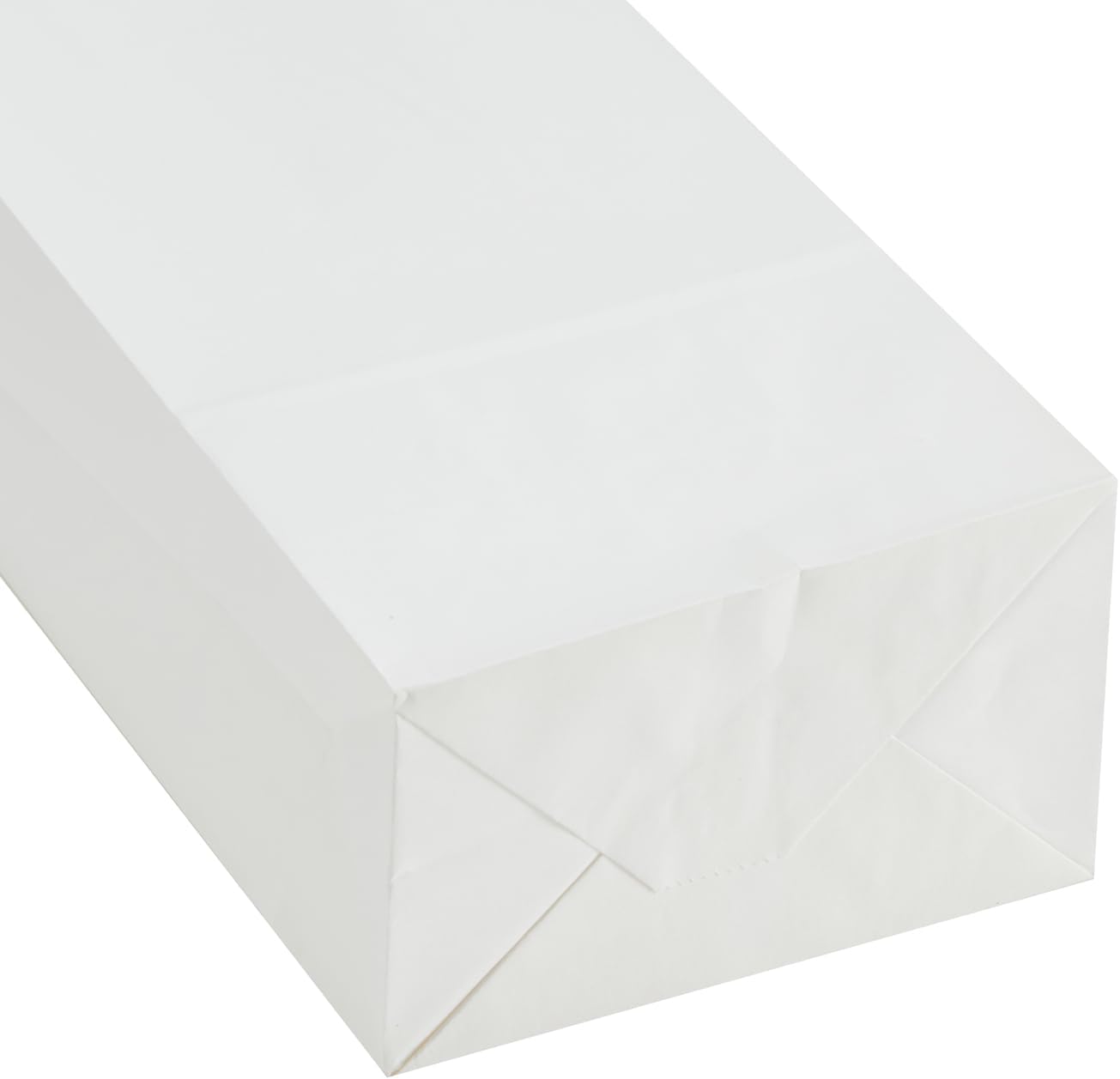 GANKEIC 5.1 x 3.1 x 9.4 pulgadas, 50 bolsas de papel blanco para regalo, fiesta, Navidad, boda