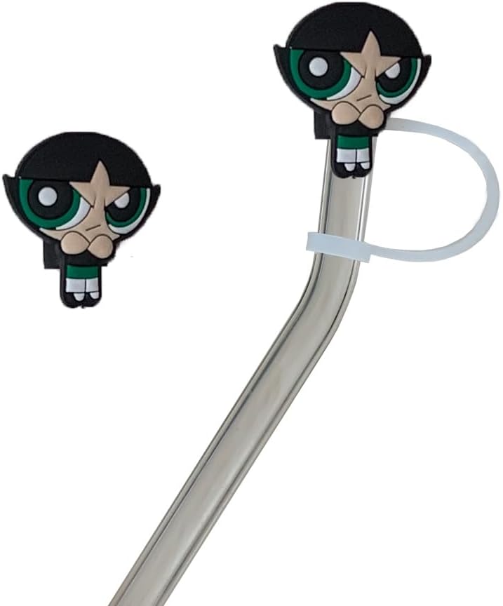 Tapa de paja para Stanley, divertida decoración de paja de dibujos animados para Stanley de 30 y 40 onzas, fundas de punta de popote para Stanley,