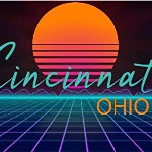 Cincinnati Ohio – Imán para nevera, diseño retro de neón de 4 x 2.25 pulgadas Cincinnati Ohio – Imán para nevera, diseño retro de neón de 4 x 2.25 pulgadas