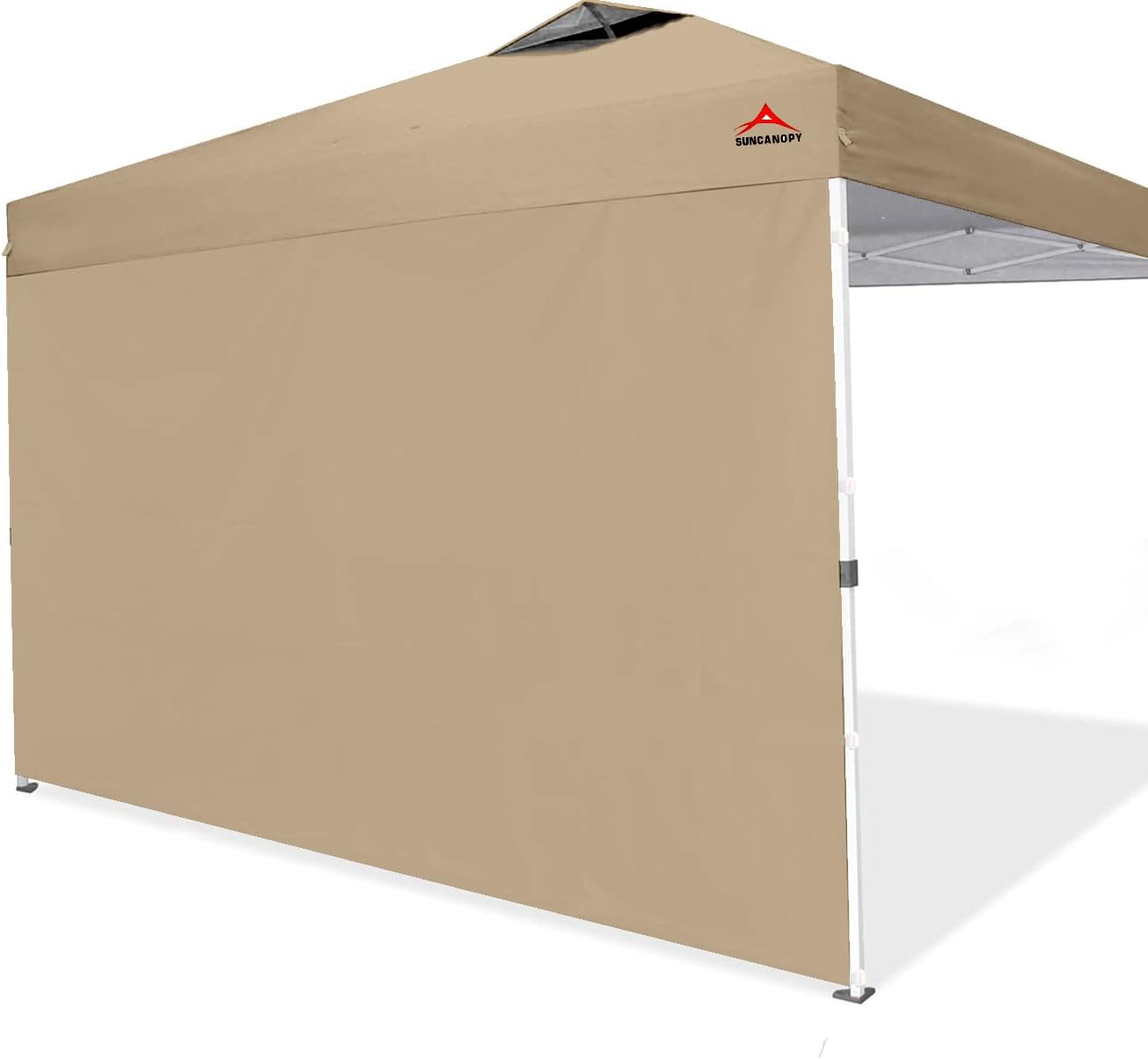 EMSCANOPY – Pared solar para marco de toldo de 12 x 12 pulgadas, paquete de 3 solo paredes laterales, (beige)