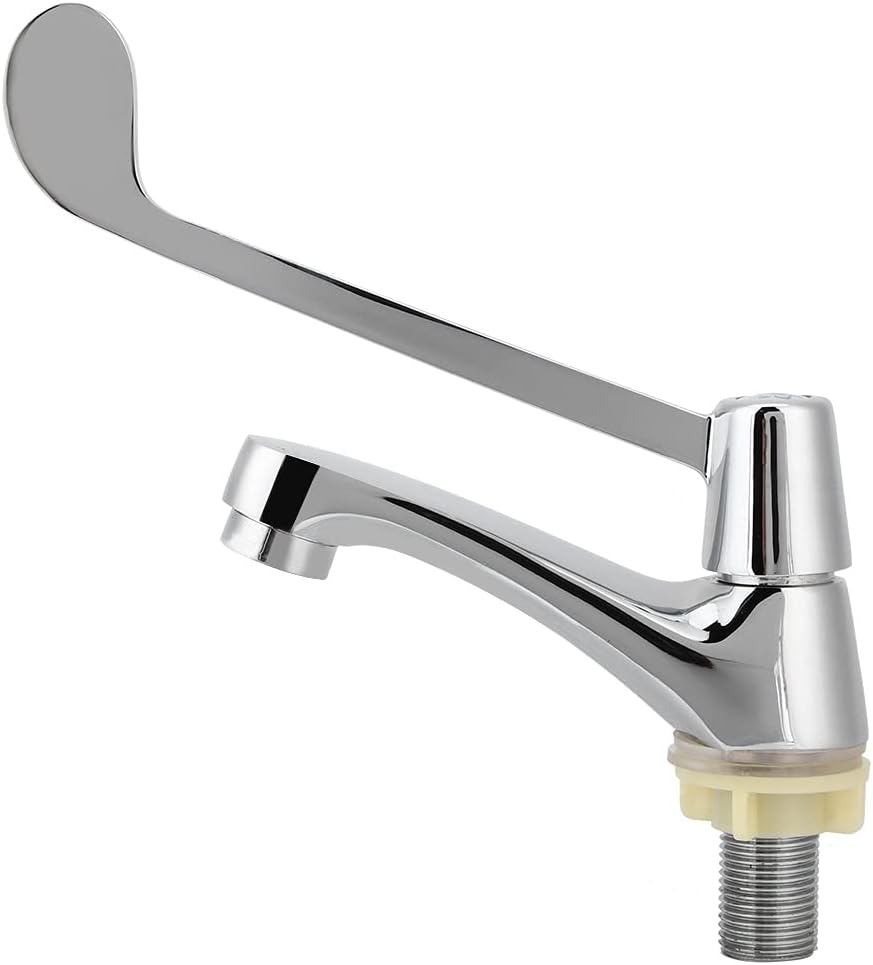 Sink Wate ap, Handle Single Cold Type Water Faucet, G12 Single Hole Single Handle Lavatory Basin Bath Sink Vanity Faucet, Basin Single Cold Faucet,