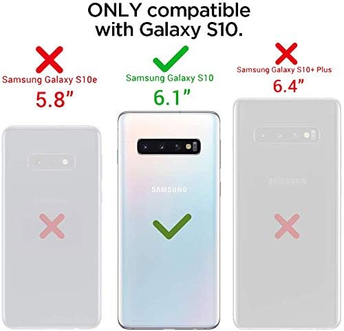 J.west Funda de leopardo para Galaxy S10 de 6.1 pulgadas, diseño de guepardo brillante de lujo para niñas y mujeres, diseño translúcido delgado de