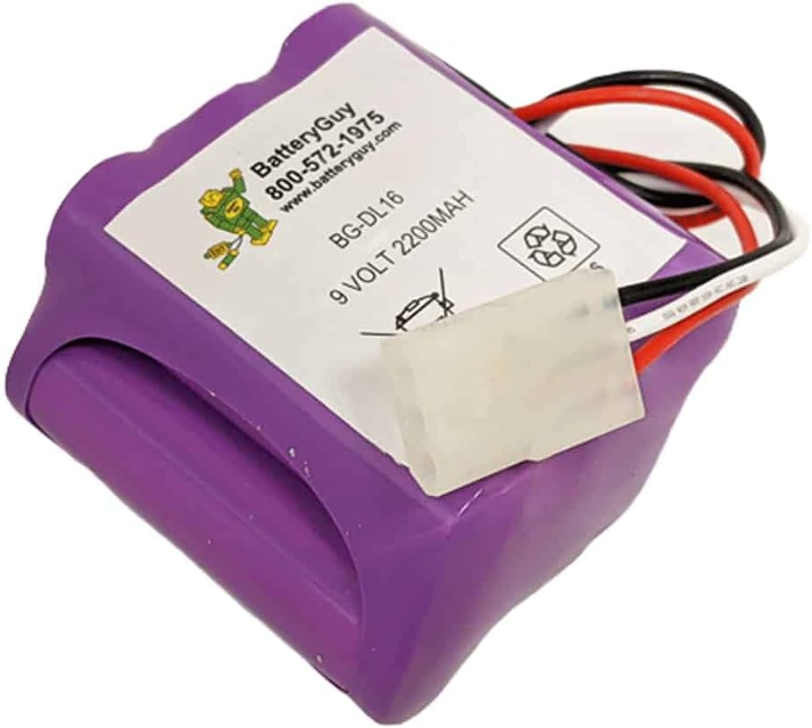 Ilco 502250107 – Cerradura de puerta de repuesto de batería alcalina de 9 V 2200 mAh, equivalente a la marca