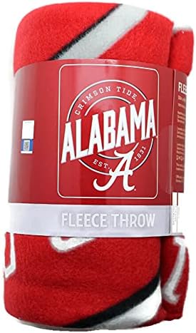 Northwest NCAA Alabama Crimson Tide – Manta de forro polar unisex para adultos, 50 x 60 pulgadas, campaña