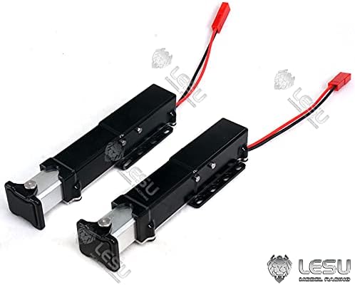 LESU – Piernas de elevación eléctricas de metal para 114 RC camión de remolque hidráulico DIY TMY