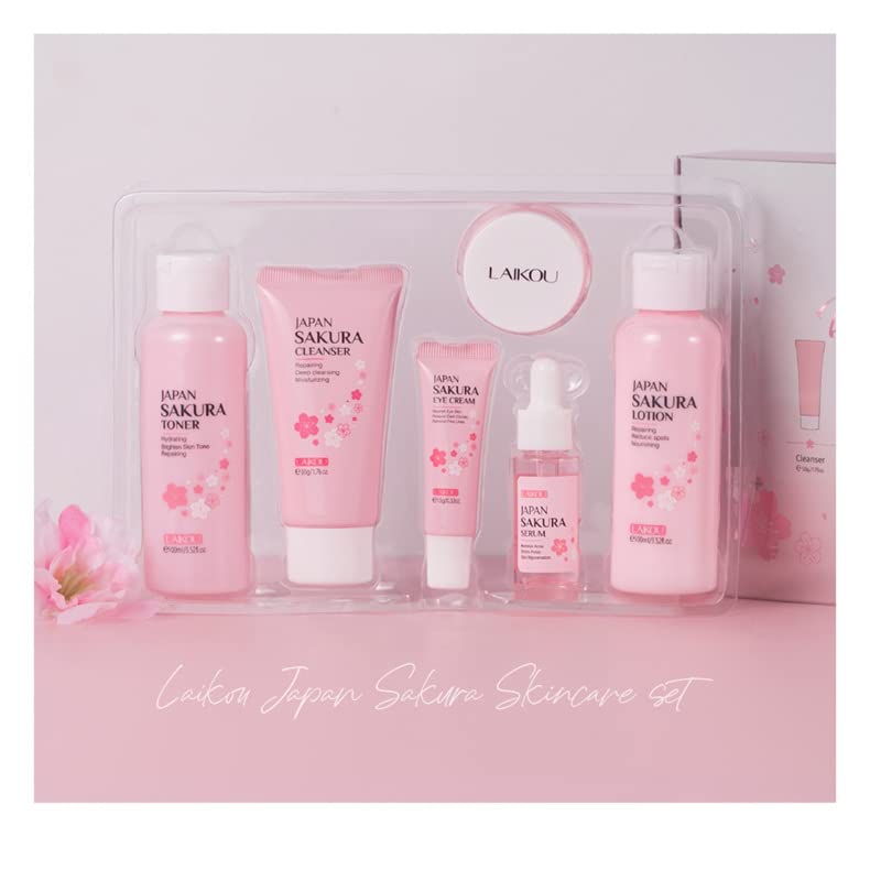 1 paquete de cuidado de la piel, que contiene limpiador facial de limpieza profunda+crema facial hidratante + suero facial refinador de la