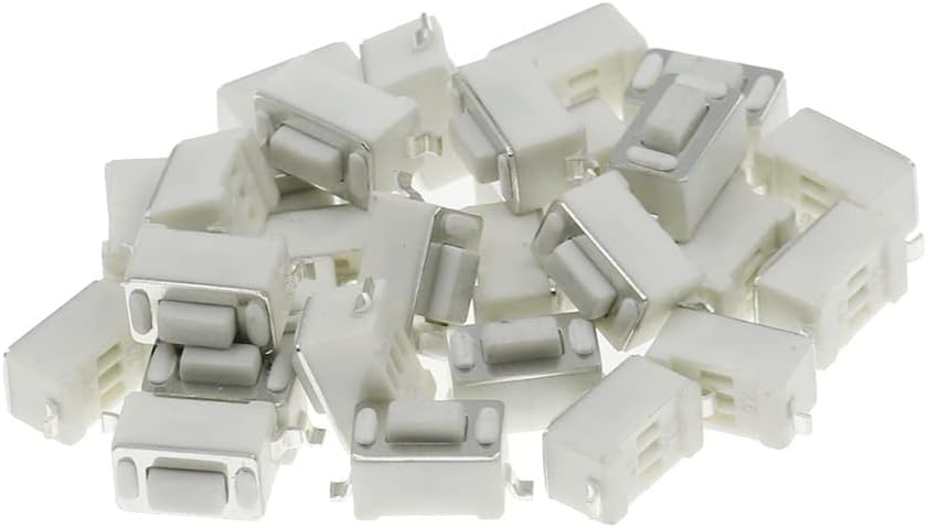 GALSOR Micro Switch 1000PCSLOT 3 * 6 * 4.3 mm 2pin SMD Tact Switch Push Button Touch Micro Switch 3x6x4.3mm White Button