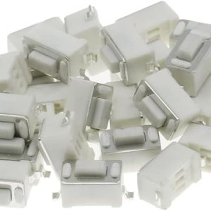 GALSOR Micro Switch 1000PCSLOT 3 * 6 * 4.3 mm 2pin SMD Tact Switch Push Button Touch Micro Switch 3x6x4.3mm White Button GALSOR Micro Switch 1000PCSLOT 3 * 6 * 4.3 mm 2pin SMD Tact Switch Push Button Touch Micro Switch 3x6x4.3mm White Button