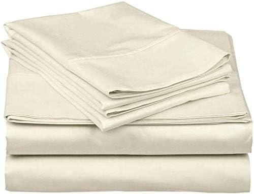 Sábanas de tamaño King Flex Top para cama de número de sueño, sábanas de 39 pulgadas con bolsillo profundo de hasta 18 pulgadas, juego de sábanas