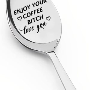 Cuchara de regalo para mejores amigas, regalos para mujeres y hombres, divertidas cucharas de café para mejores amigos, regalos de cumpleaños para Cuchara de regalo para mejores amigas, regalos para mujeres y hombres, divertidas cucharas de café para mejores amigos, regalos de cumpleaños para