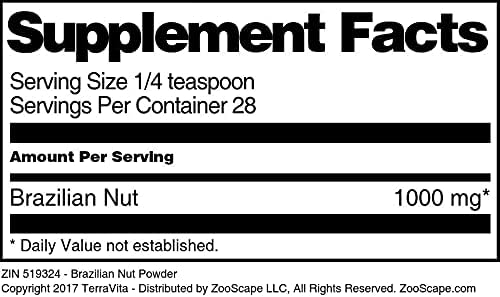 Nuez brasileña en polvo (1 oz, ZIN 519324) – Paquete de 2