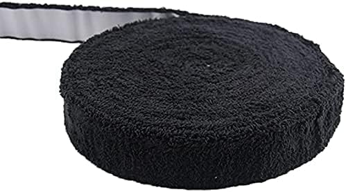 Cinta de agarre de raqueta de tenis de 16.4 pies, cinta absorbente para raquetas de bádminton, agarre antideslizante, rollo de cinta de toalla de