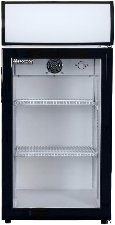 Procool Refrigerador de bebidas para encimera de refrigeración, refrigerador comercial 2.8 pies cúbicos.
