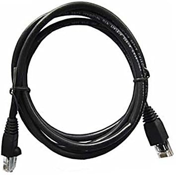 Cable de conexión CAT5e de 1 pie negro Snagless RJ45 Ethernet Red Flush Moldeado Booted 350 MHz 24 AWG Cobre de alta velocidad Ethernet Data Jumper