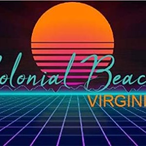 Colonial Beach Virginia – Imán para nevera, diseño retro de neón de 4 x 2.25 pulgadas Colonial Beach Virginia – Imán para nevera, diseño retro de neón de 4 x 2.25 pulgadas