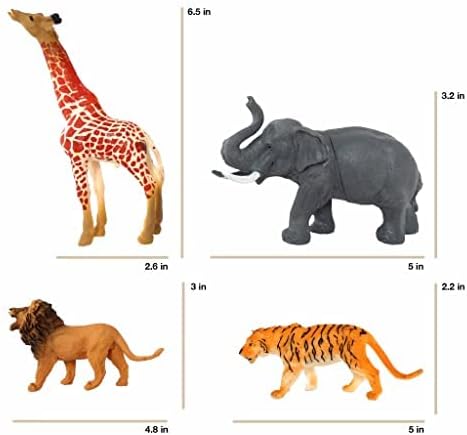 Dr. Gabby Wild – Juego de animales de safari (14 piezas)