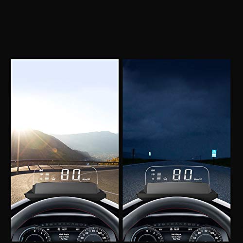 HUD OBD2 H408C Espejo HUD Head Up Display Auto Car Speed Projector KMH MPH Velocímetro Detector de coche Consumo de aceite