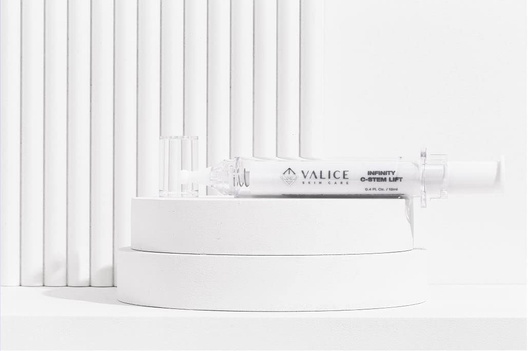 Valice Infinity C Stem – Micro suero de elevación instantánea hecho con células madre vegetales, funciona para reducir visiblemente las bolsas y