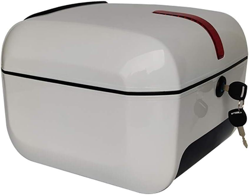 Funda superior para motocicleta, caja trasera para motocicleta, maletero, motocicleta, scooter, caja de equipaje de cola, funda de almacenamiento