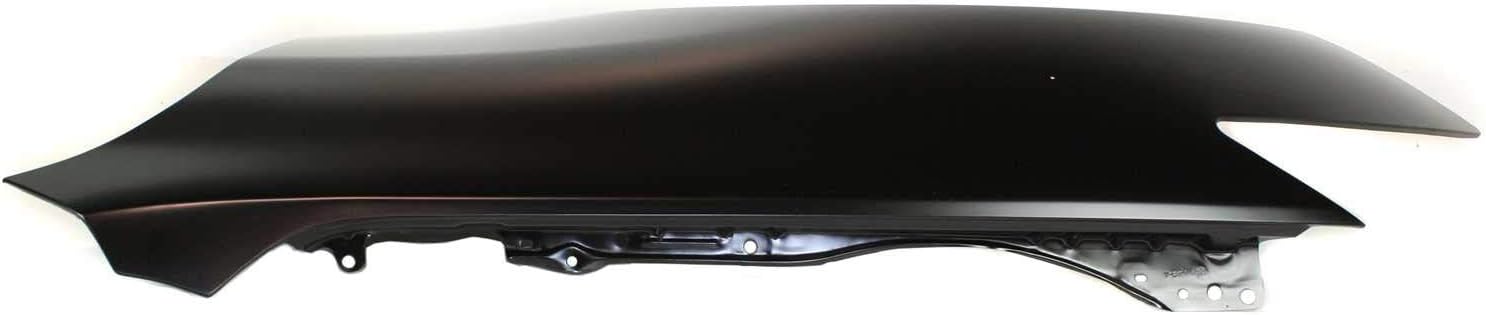 Evan Fischer Guardabarros delantero del lado del conductor compatible con Infiniti G35 2003-2007, Coupé con guardabarros de acero imprimado