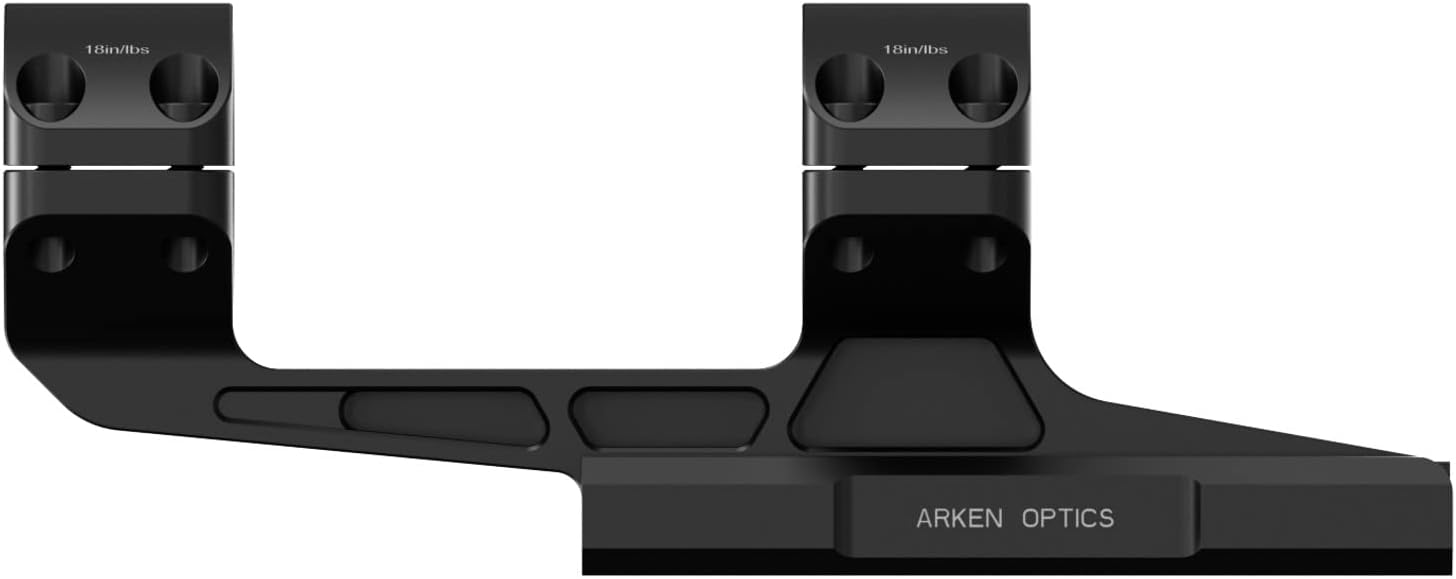Arken Optics Montaje rígido del alcance del rifle ligero de Picatinny del soporte 0 del alcance del MOA de la precisión