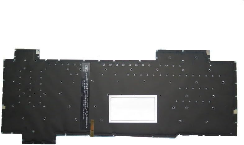 Laptop Keyboard for ASUS TUF Gaming 17.3 FX705DY Black United Kingdom UK with Red Backlit