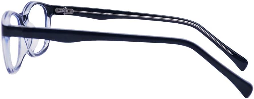 ALWAYSUV Lentes de bloqueo de luz azul para niños y adolescentes con lente transparente UV400 con corte antirreflejos, lentes de lectura para
