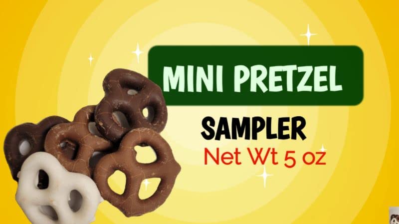 Cañas de pretzel cubiertas de chocolate y chocolate blanco con coberturas surtidas 16 piezas