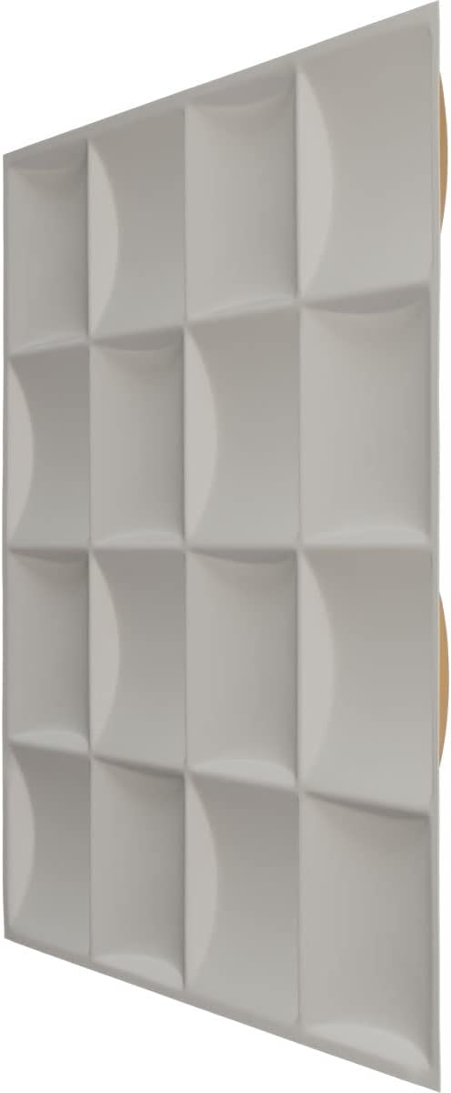 Ekena Millwork 19 58 pulgadas de ancho x 19 58 pulgadas de alto Baile EnduraWall Panel decorativo de pared 3D, dorado (cubre 2.67 pies cuadrados).